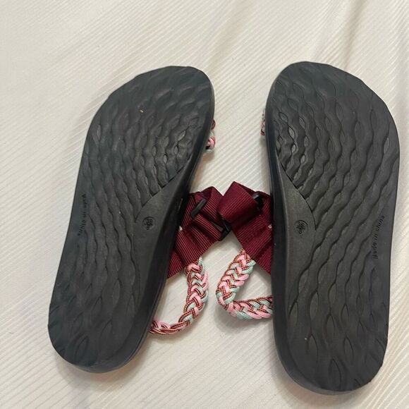 Megnya Sandals Woven Straps Open Toe Pull On Shoes Comfort Womens Size 38 US 8 - Picture 9 of 9